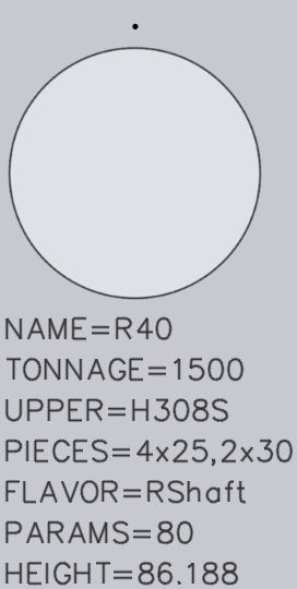 Radius punch