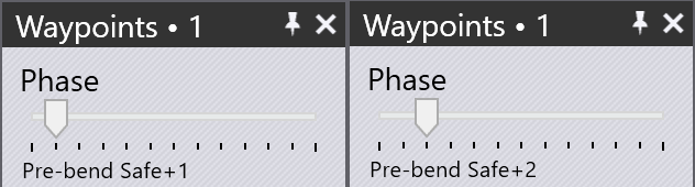 Modify waypoints
